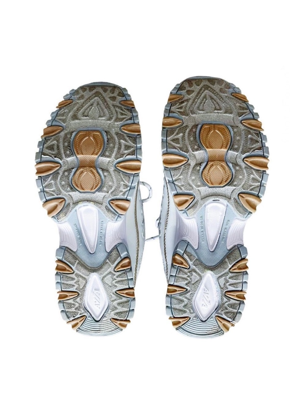 Avia Women's Glitter Sneakers - White and Gold - Picture 11 of 13